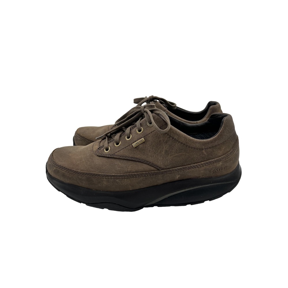 MBT Gore-Tex Shoes Mens Size 8.5 Brown Walking Comfort Oxford Leather‎ 400304-22